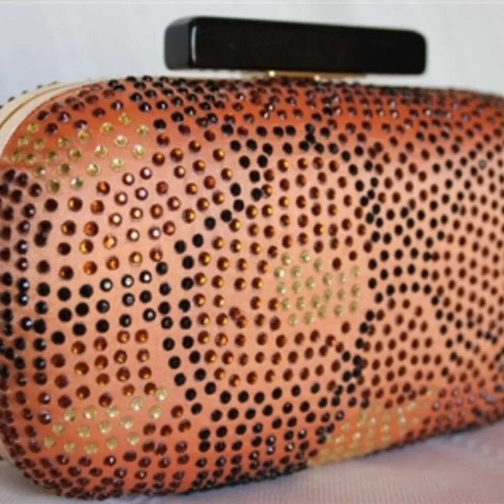 Bella Kiara Purse Original Earthy color Clutch - Picture 4 of 5